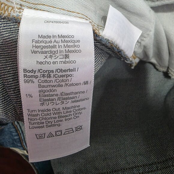 Madewell Blue Cotton Jeans Women’s Size 31 - Picture 8 of 8